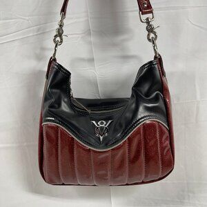 Trophy Queen Red & Black Shoulder Bag Purse
